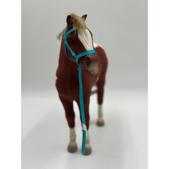 Retired American Girl Paint Filly Foal Horse Pre-Owned Complete -Box Lead Rope - Picture 3 of 10